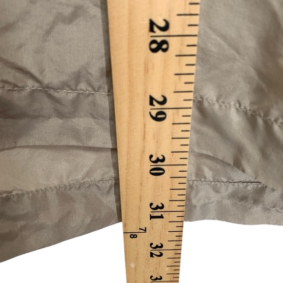 Retreat Shirt Mens Medium Brown Tan 100% Silk Lightweight Loose Oversized Unisex - Picture 3 of 7